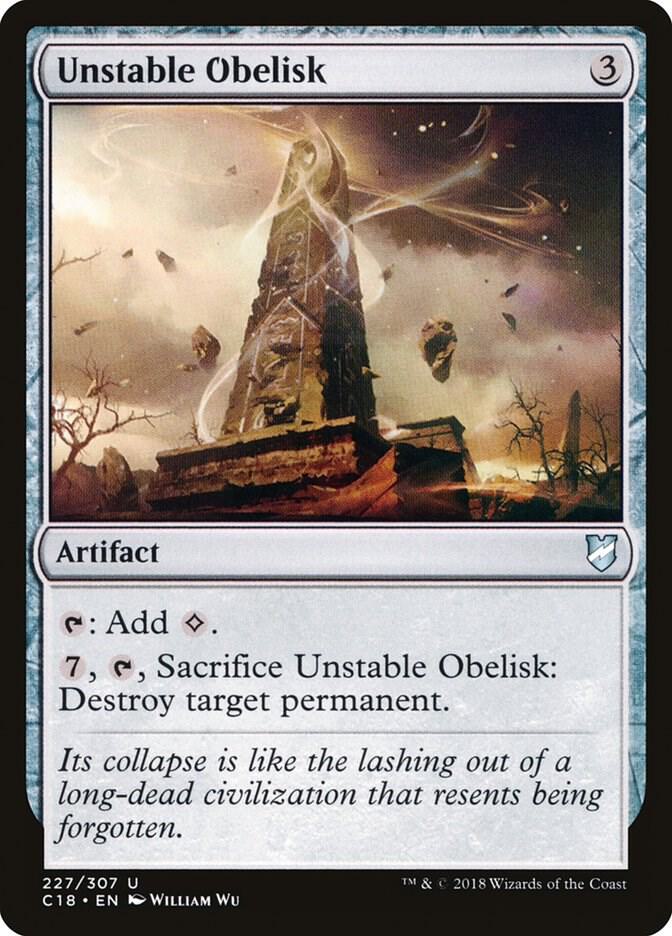 Unstable Obelisk (227) [Commander 2018]
