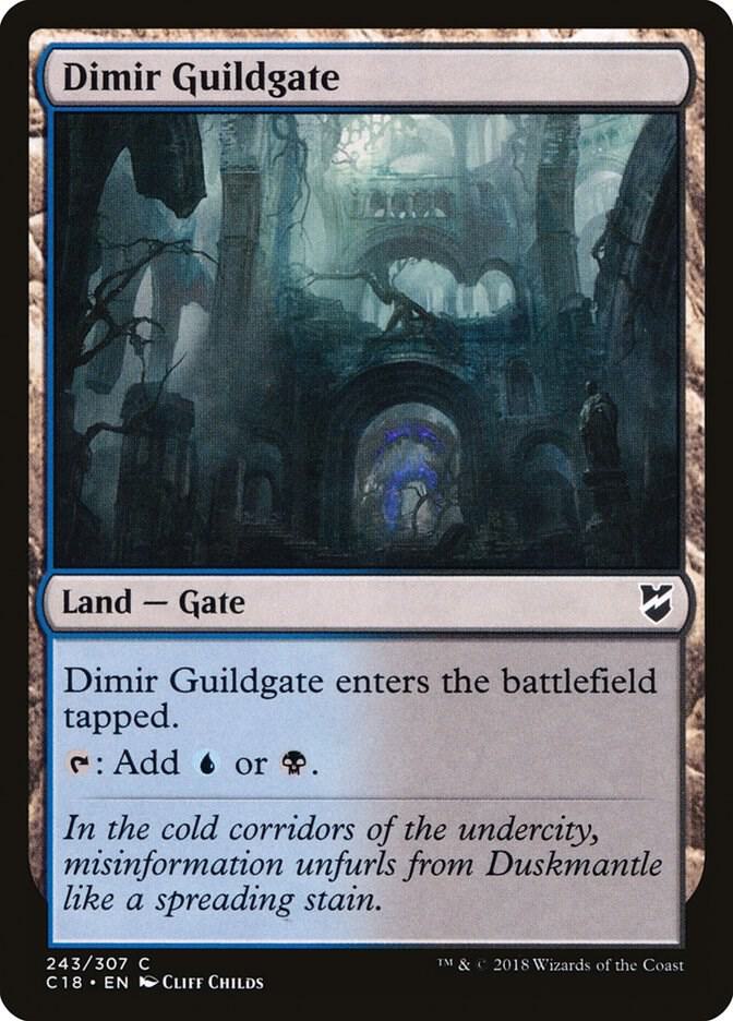 Dimir Guildgate (243) [Commander 2018]