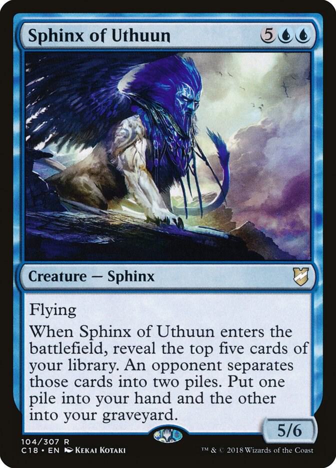 Sphinx of Uthuun (104) [Commander 2018]