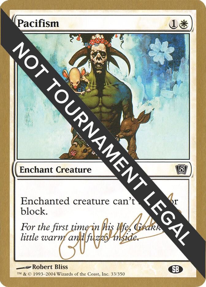 Pacifism - 2004 Gabriel Nassif (8ED) (SB) [World Championship Decks]
