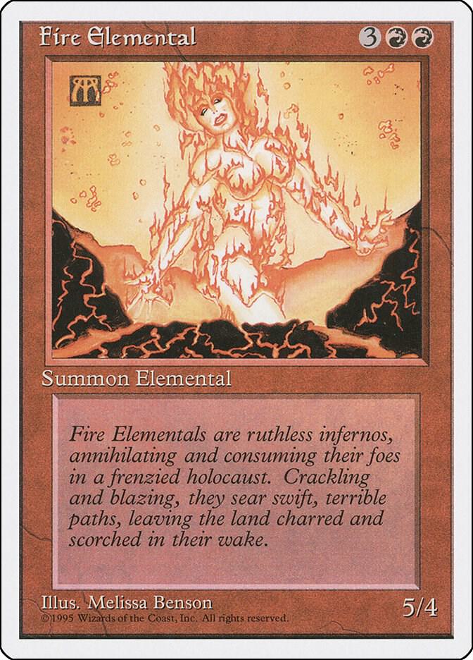 Fire Elemental (191) [Fourth Edition]
