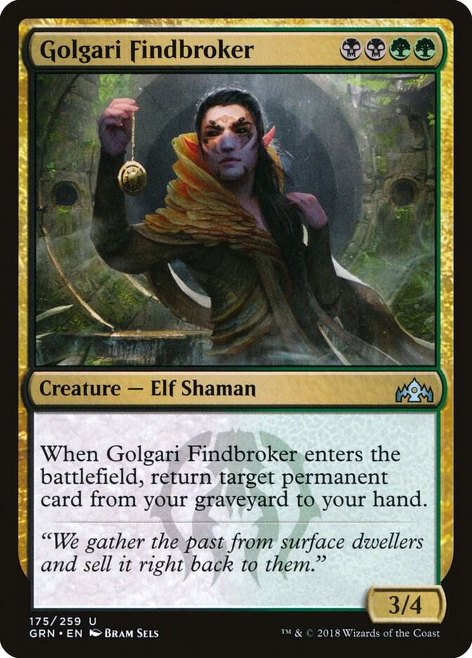 Golgari Findbroker (175) [Guilds of Ravnica]