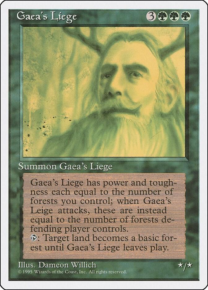 Gaea's Liege (131) [Fourth Edition]