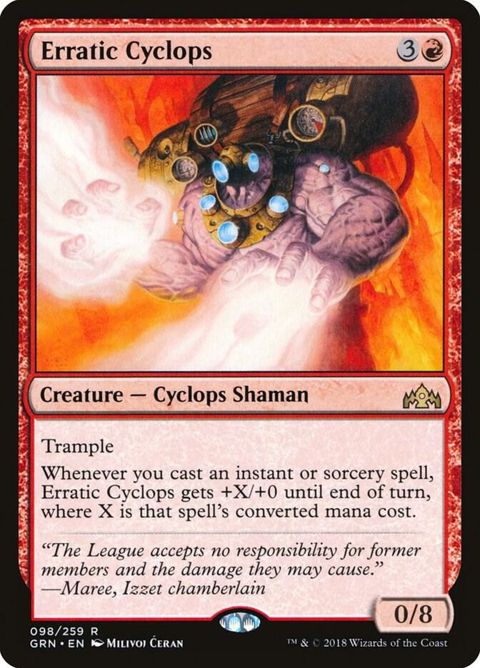 Erratic Cyclops (98) [Guilds of Ravnica]