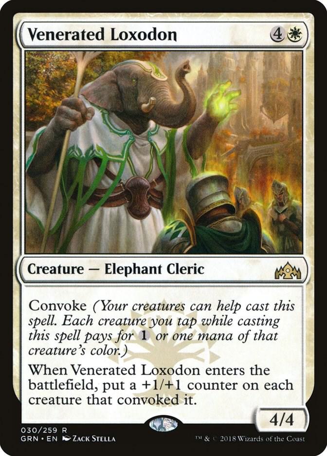Venerated Loxodon (30) [Guilds of Ravnica]