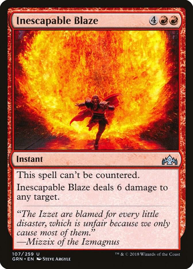 Inescapable Blaze (107) [Guilds of Ravnica]