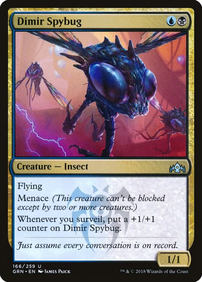 Dimir Spybug (166) [Guilds of Ravnica]