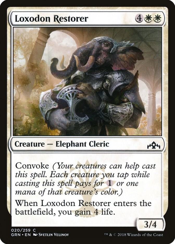 Loxodon Restorer (20) [Guilds of Ravnica]