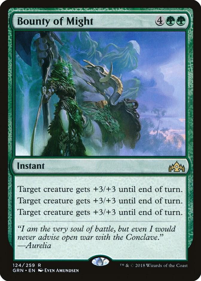 Bounty of Might (124) [Guilds of Ravnica]