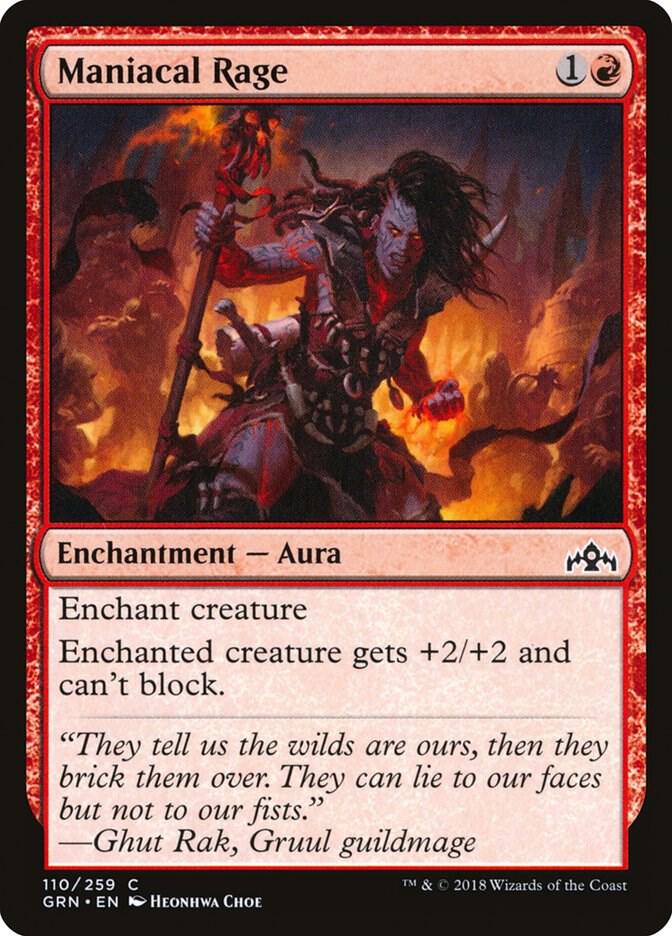 Maniacal Rage (110) [Guilds of Ravnica]