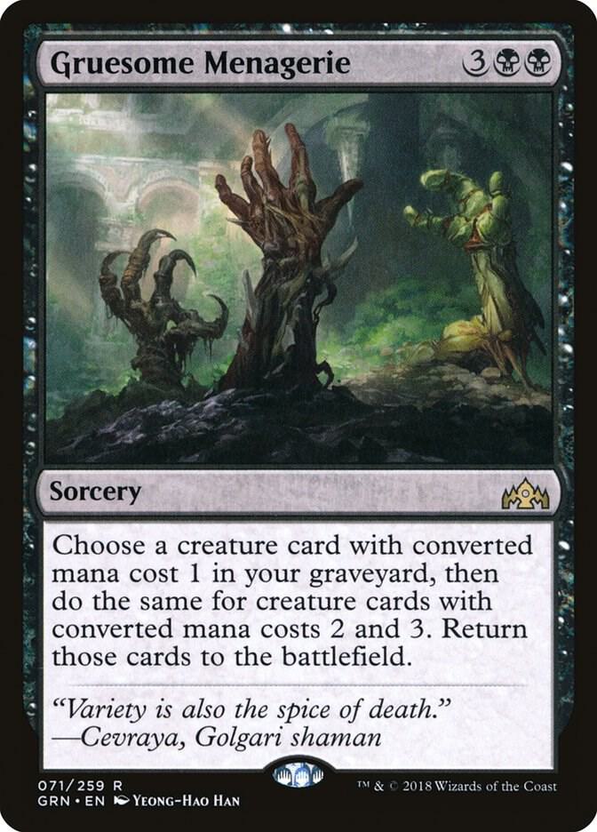 Gruesome Menagerie (71) [Guilds of Ravnica]