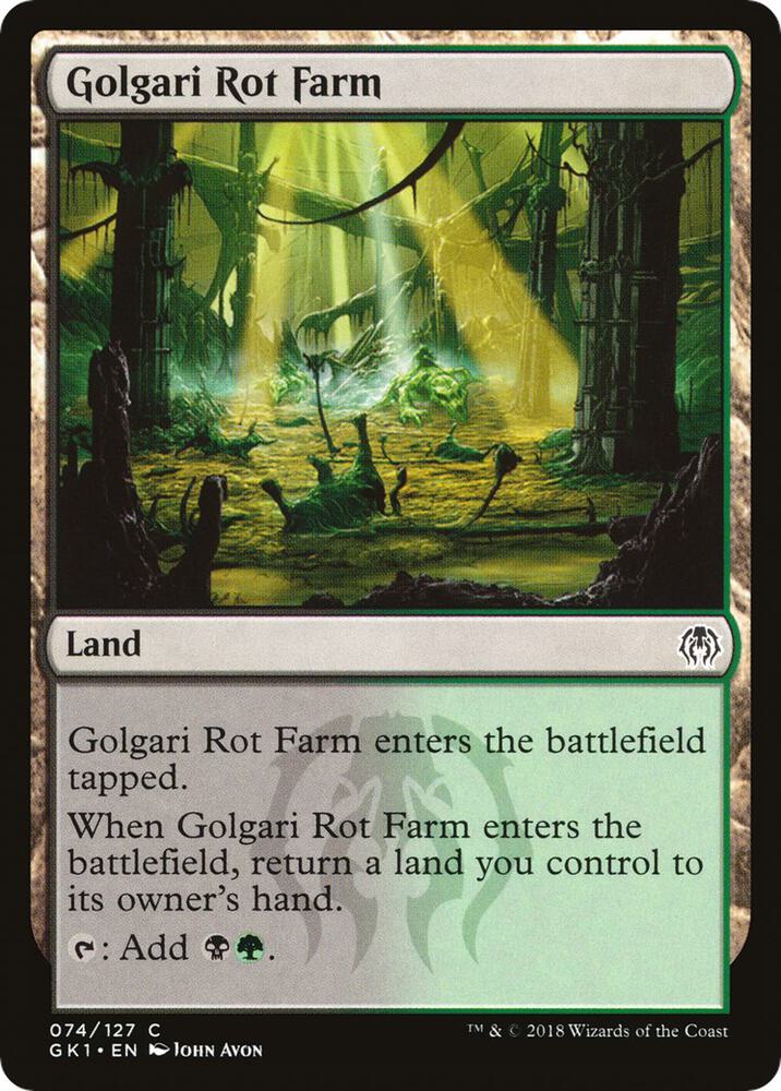 Golgari Rot Farm (74) [GRN Guild Kit]