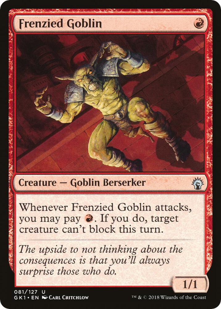 Frenzied Goblin (81) [GRN Guild Kit]