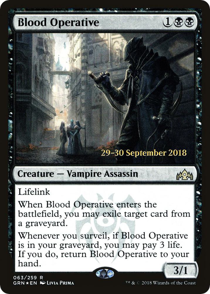 Blood Operative (63) [Prerelease Cards]