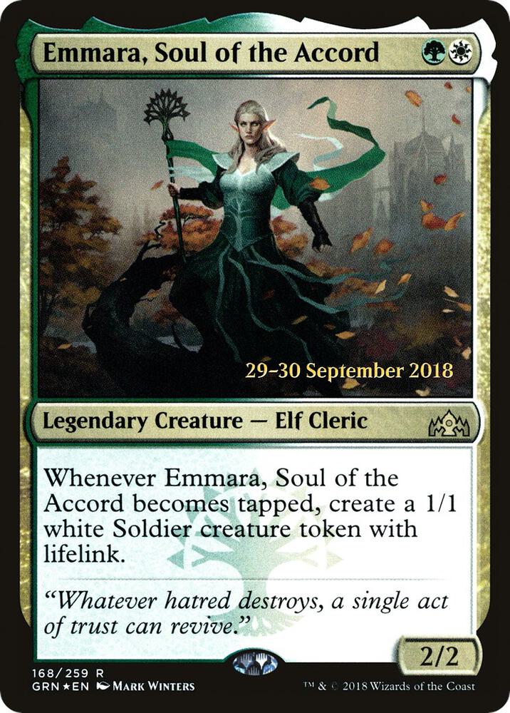 Emmara, Soul of the Accord (168) [Prerelease Cards]