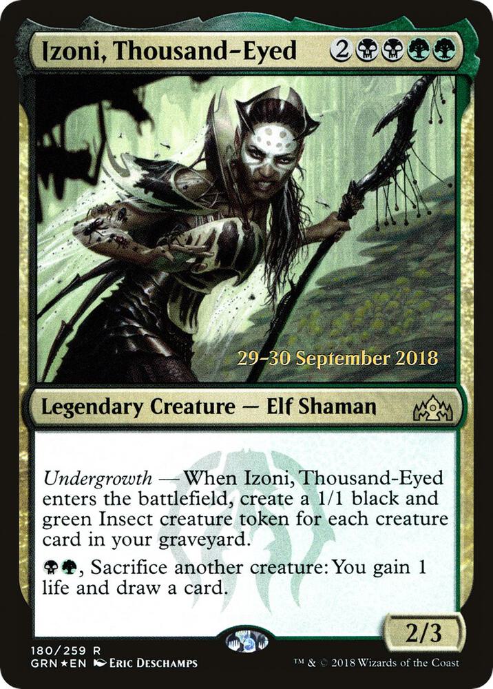 Izoni, Thousand-Eyed (180) [Prerelease Cards]