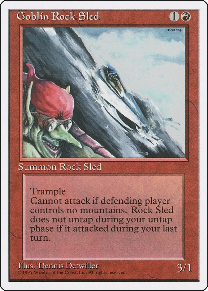 Goblin Rock Sled (199) [Fourth Edition]