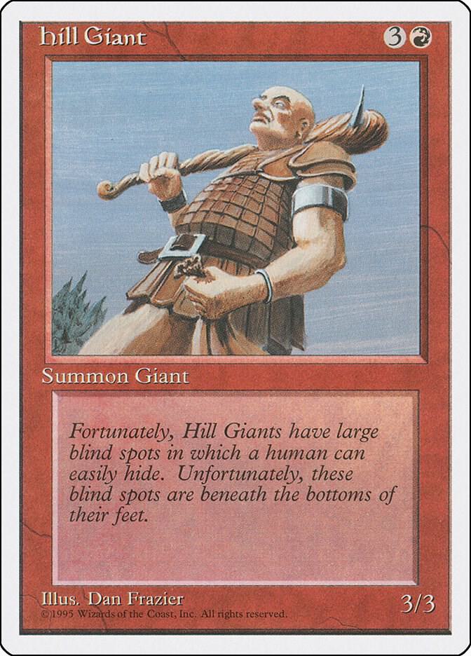 Hill Giant (201) [Fourth Edition]