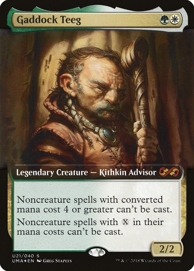 Gaddock Teeg (U21) [Ultimate Box Topper] [Extended Art]