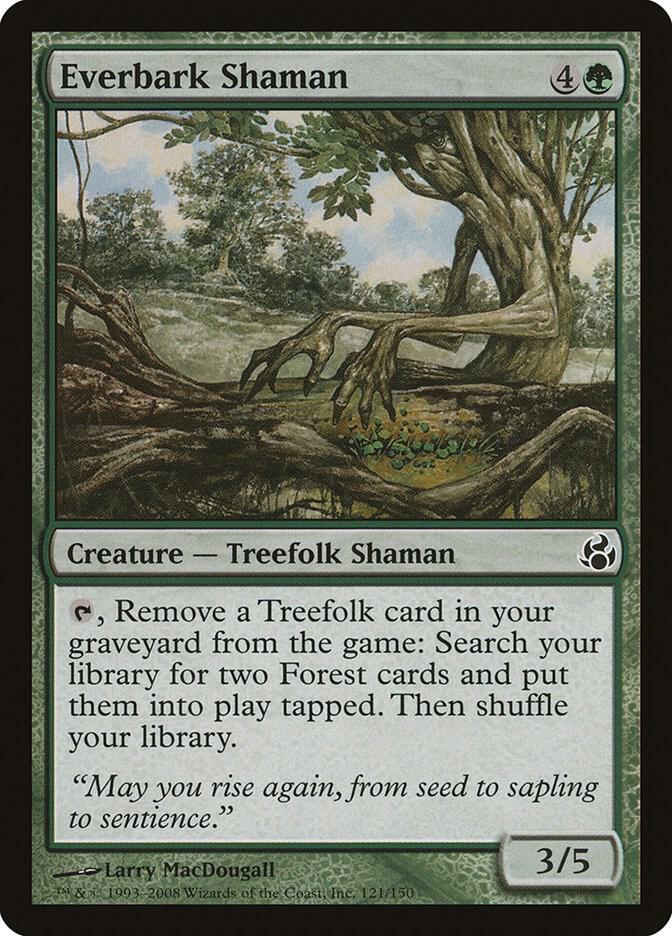 Everbark Shaman (121) [Morningtide]