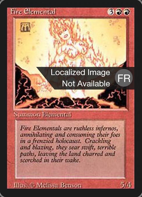 Fire Elemental (149) [Foreign Black Border]