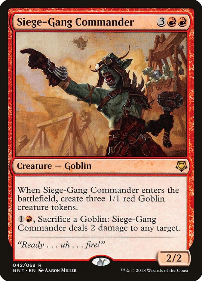 Siege-Gang Commander (42) [Game Night]