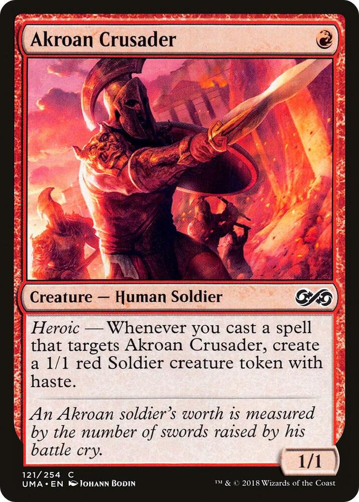 Akroan Crusader (121) [Ultimate Masters]