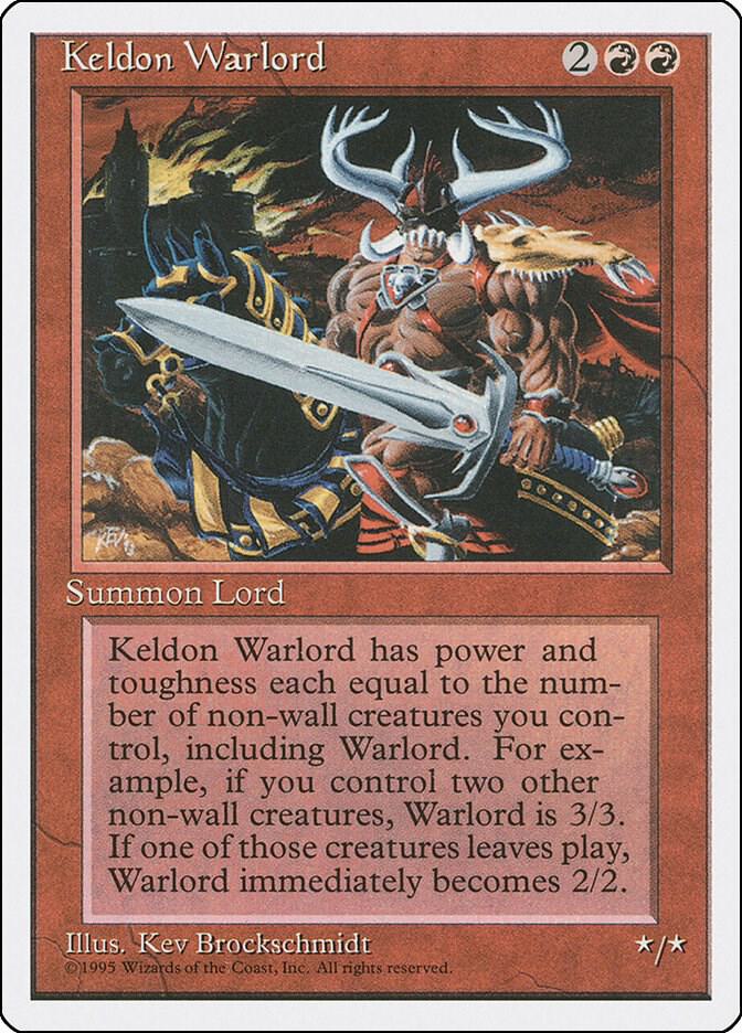 Keldon Warlord (207) [Fourth Edition]