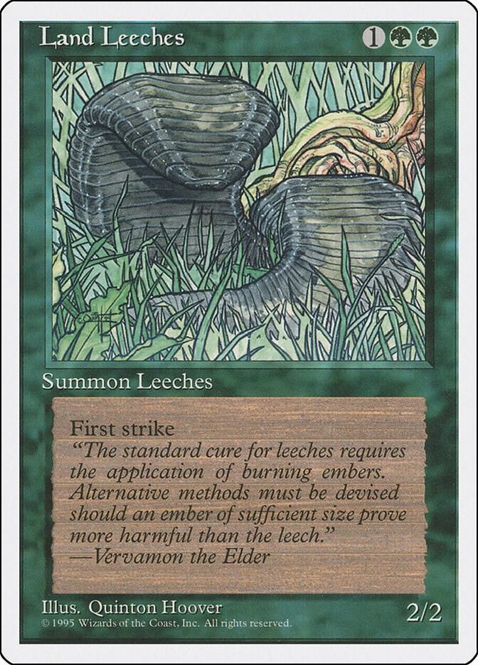 Land Leeches (255) [Fourth Edition]