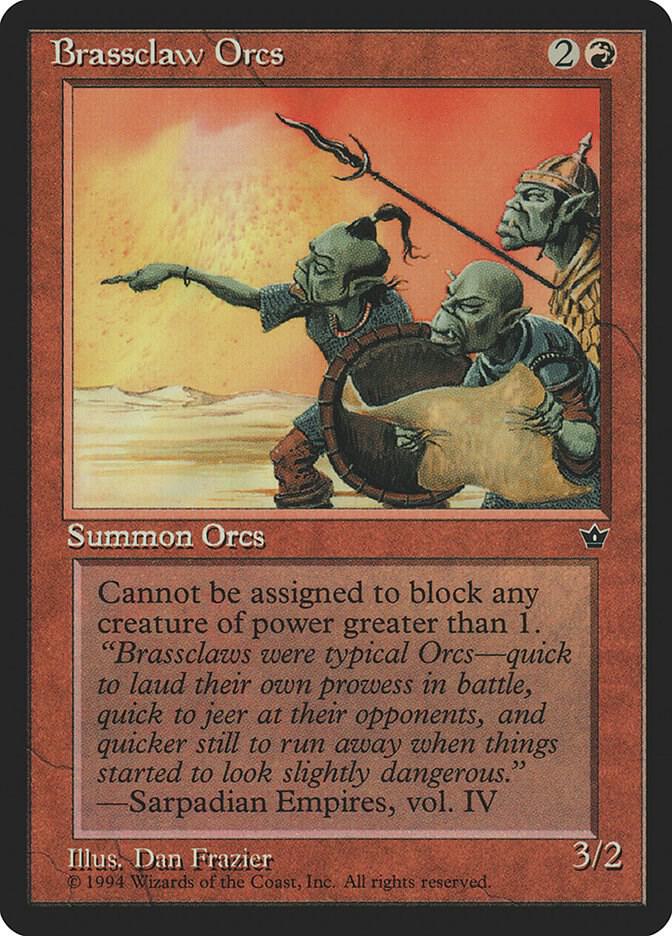 Brassclaw Orcs (Frazier) (49b) [Fallen Empires]