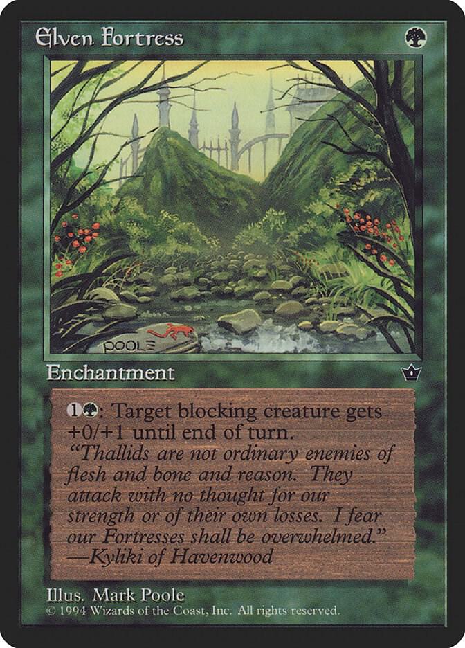 Elven Fortress (Poole) (65c) [Fallen Empires]