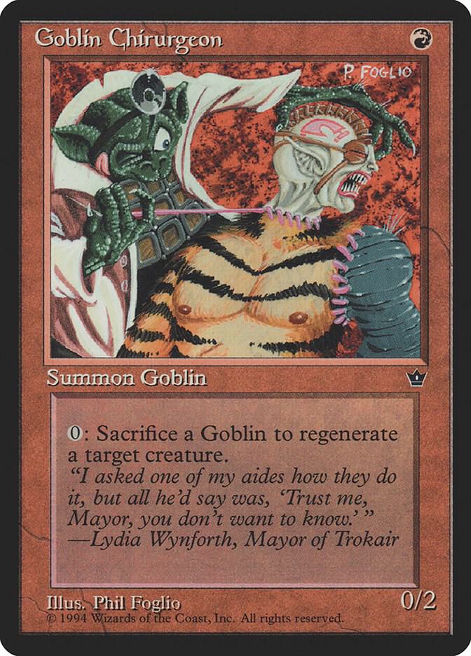 Goblin Chirurgeon (Foglio) (54b) [Fallen Empires]