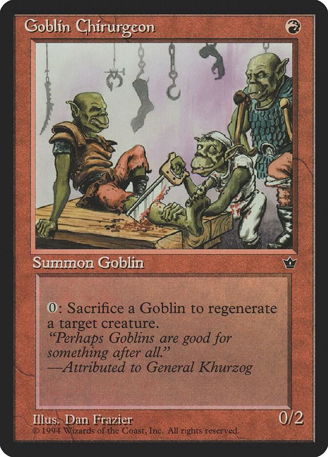 Goblin Chirurgeon (Frazier) (54c) [Fallen Empires]