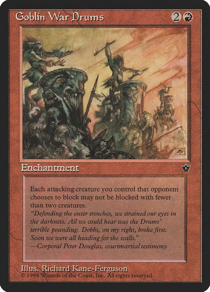 Goblin War Drums (Kane-Ferguson) (58b) [Fallen Empires]