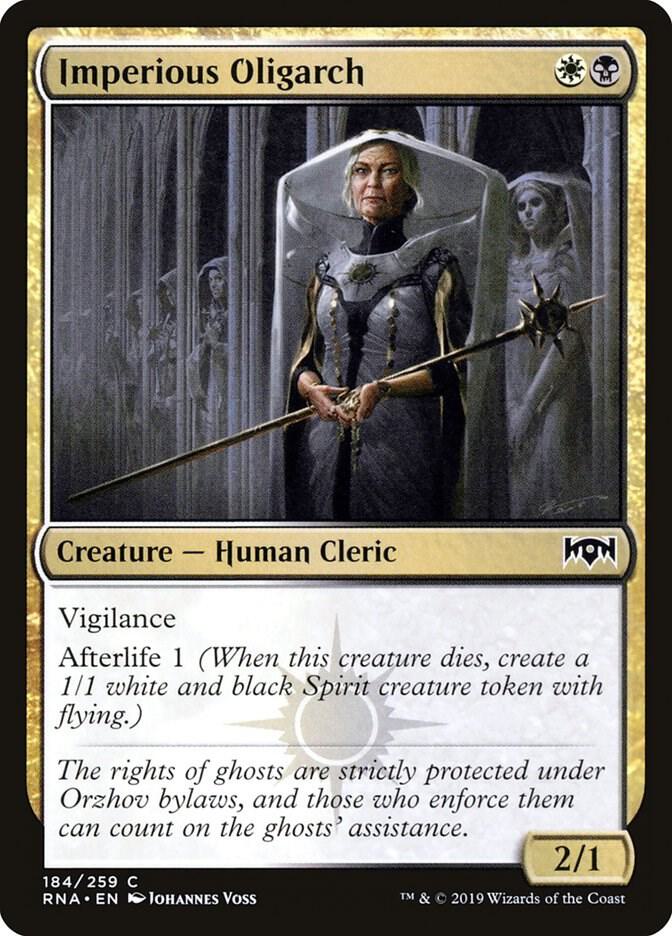 Imperious Oligarch (184) [Ravnica Allegiance]