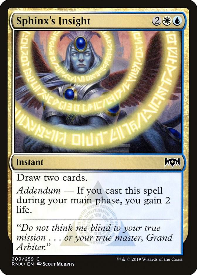 Sphinx's Insight (209) [Ravnica Allegiance]
