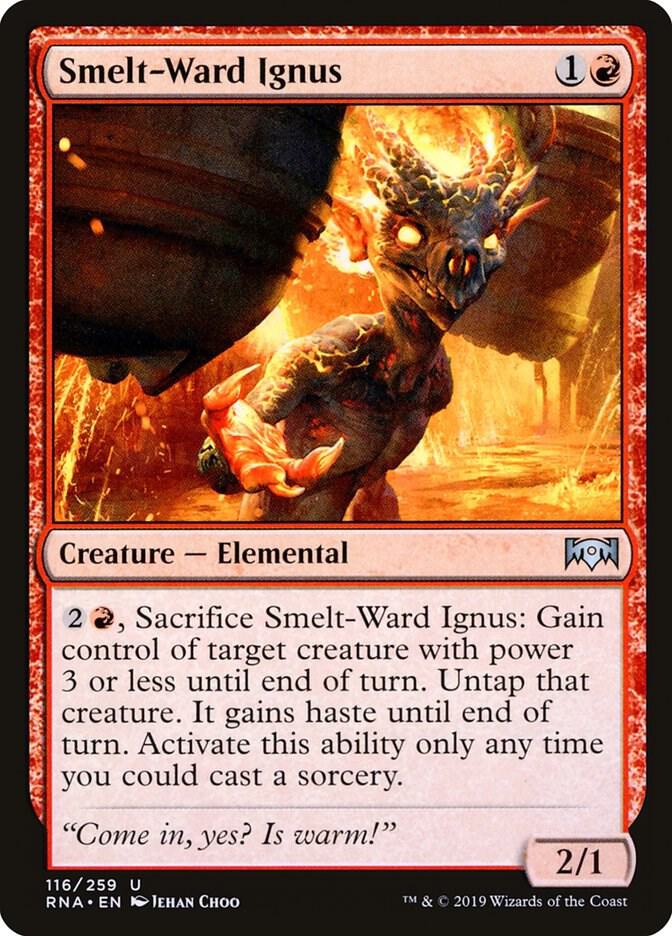 Smelt-Ward Ignus (116) [Ravnica Allegiance]