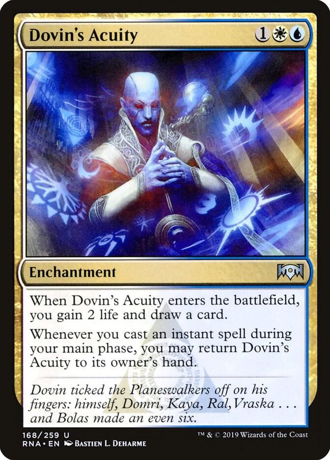 Dovin's Acuity (168) [Ravnica Allegiance]