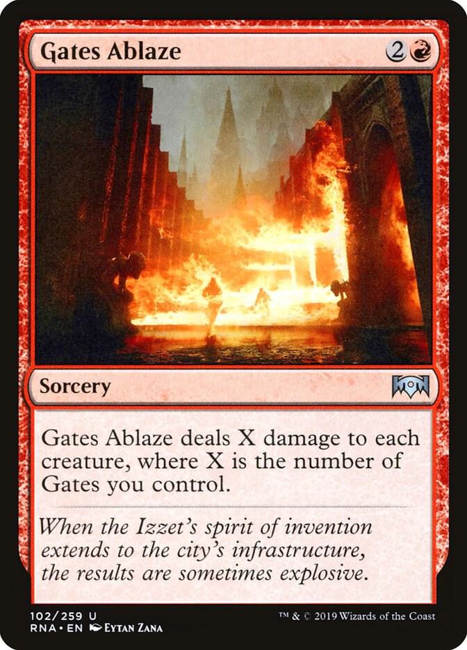 Gates Ablaze (102) [Ravnica Allegiance]