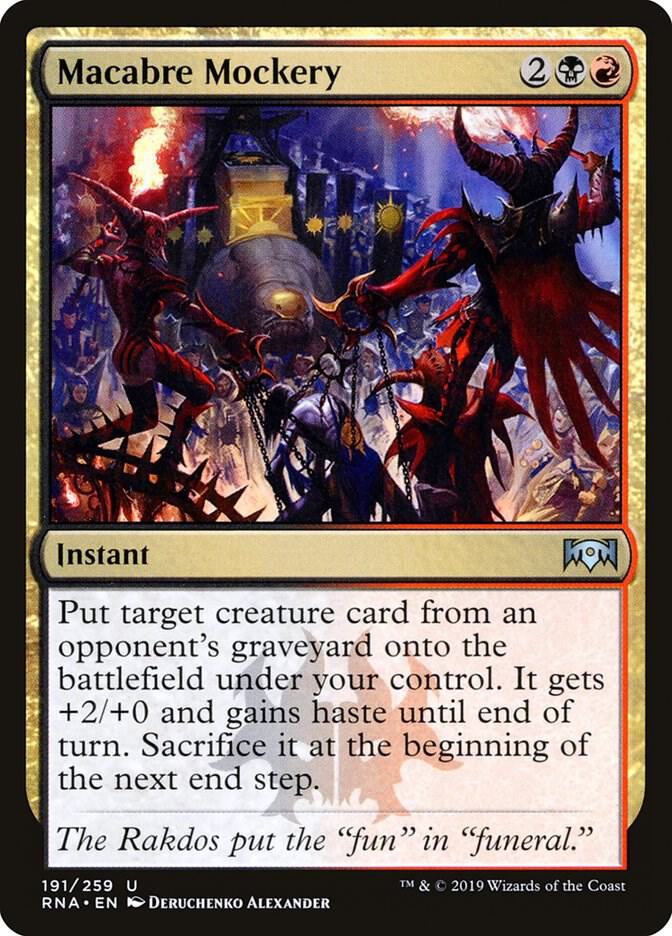 Macabre Mockery (191) [Ravnica Allegiance]