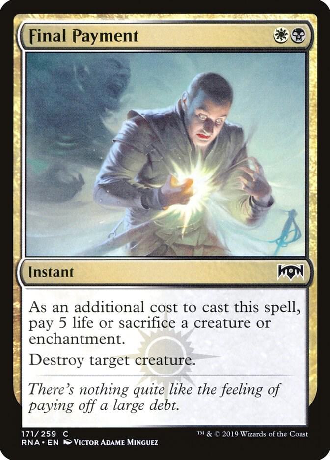 Final Payment (171) [Ravnica Allegiance]