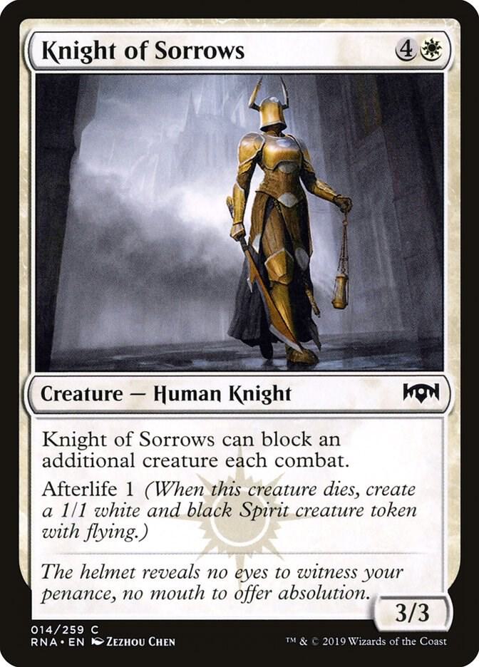 Knight of Sorrows (14) [Ravnica Allegiance]
