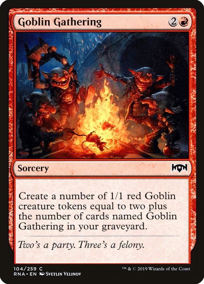Goblin Gathering (104) [Ravnica Allegiance]