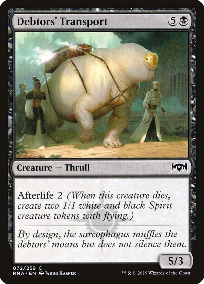Debtors' Transport (72) [Ravnica Allegiance]