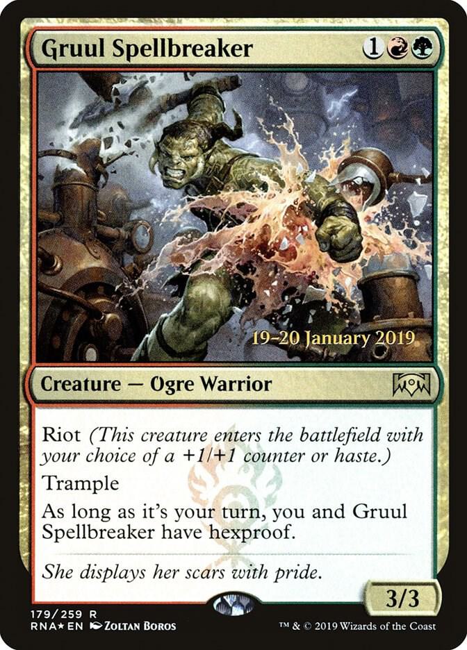 Gruul Spellbreaker (179) [Prerelease Cards]