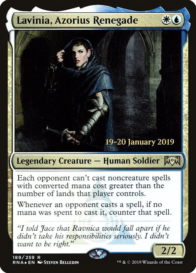Lavinia, Azorius Renegade (189) [Prerelease Cards]
