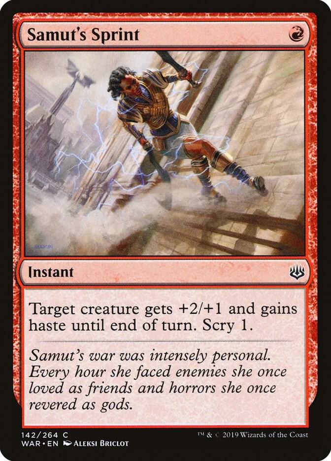 Samut's Sprint (142) [War of the Spark]
