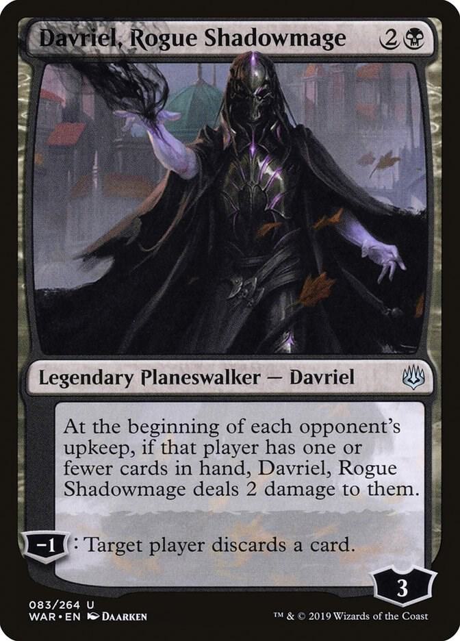 Davriel, Rogue Shadowmage (83) [War of the Spark]