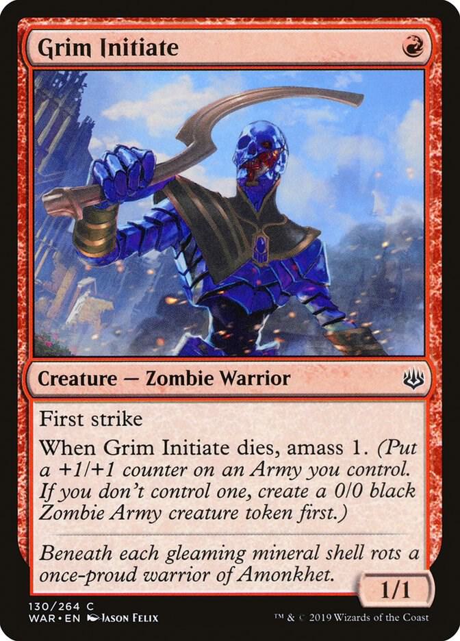 Grim Initiate (130) [War of the Spark]