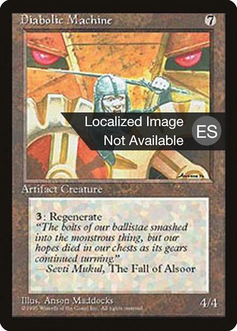 Diabolic Machine (314) [Fourth Edition Foreign Black Border]